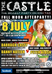 Full Moon Afterparty The Castle 8 July Ko Tao Thailand